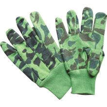 Camouflage Jersey Work Glove Mini Dotted Knit Wrist-2201